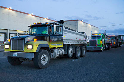 Asphalt grinding removal and replacement of asphalt parking lots