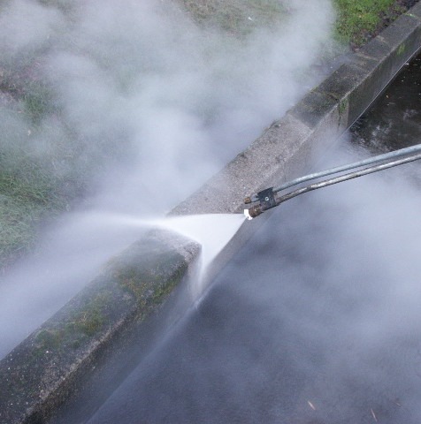 Pressure Washing Curb